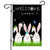 Easter Garden FlagWelcome Peeps Easter Flags 12_5 x 18 Inch Double Sided Easter House Flags Welcome Spring Outdoor Easter Bunny Burlap Yard Flags