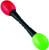 Nino Percussion NINO577 Red and Green Double Shaker Plastic