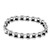 Uloveido Mens Bikers Punk Bracelet Stainless Steel Motorcycle Bike Chain Bracelets Y674-2-Blackwhite