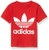 adidas Originals Mens Trefoil T-Shirt Lush RedWhite 3M adidas Originals Mens Trefoil T-Shirt Lush RedWhite 3M