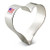 Ann Clark Heart Cookie Cutter - 3.4 Inches - Tin Plated Steel