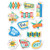 Creative Teaching Press Mid Century Mod Retro Rewards Stickers 8451