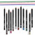 12 Assorted Colors Eyeliner Pencil Set Matt Smooth Waterproof Natural Long Lasting Eyebrow Lip Liner Pencil Cosmetics Makeup Set Kit Tool