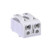 uxcell Spring Wire Connectors Quick Connector No Screws Terminal Barrier Block 2 Positions 10pcs