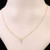 Tgirls Simple Heart Key Chain Necklaces Lovely Pendant Necklace Jewelry for Women and Girls Gold