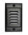 NICOR Lighting Vertical Faceplate for STP-10-120-WH, Black (FPVBK)