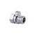 ALUIDS Shower Head Shut-Off Valve Ball Valve 12 NPT Polished Chrome - C8880