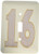 3dRose lsp-28208-1 Number Sixteen 16 in Silver Outlined in Gold Single Toggle Switch