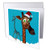 Christmas Giraffe In Snow - Greeting Card 6 x 6 inches single gc-97838-5