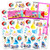 Disney Princess Stickers Party Favors Set -- Bundle Includes 8 Sheets of Disney Princess Stickers with Bonus Door Hanger Disney Princess Party Favors