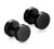 Xusamss Punk Body Piercing Titanium Steel Round Barbell Stud Earrings