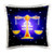 3dRose pc_28550_1 Cute Astrology Libra Zodiac Sign Scale-Pillow Case, 16 by 16"