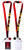Marvel Black Widow Lanyard with Logo Charm