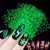 Christmas Nail Art Stickers Luminous Nail Decals Winter Nails Supply 3D Self-Adhesive Nail Sticker Xmas Tree Snowflake Snowmen Deer Nail Designs Acrylic Nails Supplies Manicure Tips Decor 6 Sheets
