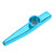 Kazoo for Children Durable Metal Kazoo Flute Mouth Music Instrument AccessoryBlue