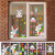 Outus 78 Pieces Easter Bunny Window Cling Decorations Bunny Easter Eggs Window Stickers Assorted Adhesive Easter Decals for Home Party Ornaments