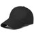 LLmoway Men Sun Protection Baseball Cap Solid Cotton Dad Hat Adjustable Low Profile Summer Cap Black