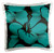 3dRose pc_59872_1 Teal Blue Tropical Hibiscus Flowers - Floral Art - Hawaiian - Pillow Case, 16 by 16"