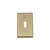 Nostalgic Warehouse 719698 New York Switch Plate with Single Toggle Antique Brass