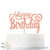 Rose Gold Glitter Happy 32nd Birthday Cake Topper Hello 32 Cheers to 32 Years Old Thirty-Two Years Old Party Decoration Supplies