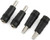 VONOTO 4PACK 5_5mm x 2_1mm Female to 6_0mm x 4_4mm Male DC Power Connector Adapter for Laptop CCTV Camera Strip Lighting