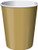 Creative Converting Paper Hot/Cold Cups, 9-Ounce., Glittering Gold Color, 24 count