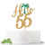 Gold Glitter Hello 55 Cake Topper - Hello 55 - Cheers to 55 Years - Happy 55th BirthdayAnniversary Party Decoration Supplies