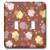 3dRose lsp-35902-2 Chocolate Cupcake Design Double toggle switch