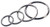 Hillman 701288 Assorted Split Key Rings Package Silver Metallic 4