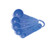 KitchenAid 9-Piece Plastic Measuring Cups and Spoons Set, Ocean Blue