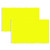 TSMD Solid Yellow Blank Flag 3x5 FT - Plain Yellow DIY Flags BannerDouble Stitched Edges with Brass Grommets2 Pack