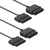 2PACK PS2 Controller Extension Cable Cord 6FT1_8M Controller Extension for Playstation PS1 PS2 Game Console