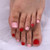 Ajacry Glossy Fake Toenails Red Full Cover False Toenail Acrylic Clip Press on Toenail for Women and Girls 24Pcs Ajacry Glossy Fake Toenails Red Full Cover False Toenail Acrylic Clip Press on Toenail for Women and Girls 24Pcs