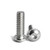8-32 x 14 Button Head Socket Cap Bolts Screws 304 Stainless Steel Allen Hex Drive Bright Finish Fully Machine Thread 50PCS