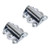 Litepak Screen Door Hinge Professional Grade Hardware Self-Closing Easy Install 2 Pack Zinc Plated