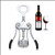 Stainless Steel Wing Corkscrew Wine Opener Beer Cap Bottles Opener Remover Waiters Corkscrew Cork for Chateau Bars Kitchen Restaurant Black