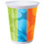 Creative Converting 8 Count Plastic Cups, 16-Ounce, Luau Aloha Summer Hibiscus Flower
