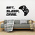 Gamer Wall Decals Game Controller and Eat Sleep Game Quotes Wall Stickers for Playroom Creative Video Game Wall Posters for Kids Boys Bedroom Living Room