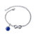 KunBead Love My Wife Infinity Heart September Birthstone Charm Bracelets Stainless Steel Blue Crystal KunBead Love My Wife Infinity Heart September Birthstone Charm Bracelets Stainless Steel Blue Crystal