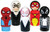 Bif Bang Pow! Spider-Man Pin Mate Wooden Figure (5 Set)