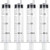 Frienda 4 Pack Large Plastic Syringe for Scientific Labs and Dispensing Multiple Uses Measuring Syringe Tools 30 ml