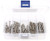 iExcell 100 Pcs M3 x 2025303540 mm Stainless Steel 304 Hex Socket Flat Head Cap Screws Assortment and Hex Key Wrench Kit