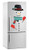 Roberly Snowman Christmas Magnets Cute Funny Fridge Magnets Refrigerator Magnets Christmas Decorations for Fridge Metal Door Garage Office Cabinets Large