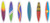 12 Count Surfboards Cake and Cupcake Toppers Assorted