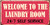 StickerPirate 1088HS Welcome to The Laundry Room 5x10 Aluminum Hanging Novelty Sign