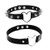 Jurxy 2 PCS Heart Choker Necklace PU Leather Goth Choker Collar Rivet Punk Rock Collar Adjustable Size  Black