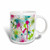3dRose 32523_3 Funky Paint Splatters Mug 11 oz Multicolor