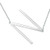 IEFWELL Sideways N Initial Necklace for Women - Silver Plated Stainless Steel Initial Letter Necklace for Women Girls Oversized Initial Large Letter Necklace for Women