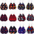 Halloween Earrings Faux Leather Drop Dangle Earring for Women Pumpkin Spider Teardrop Earrings set 12-16 Pieces
