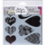 CRAFTERS WORKSHOP Templates 6X6-Mix   Match Hearts